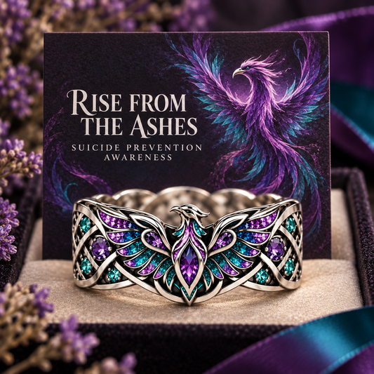 Suicide Prevention Awareness Rise From The Ashes Ring