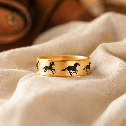 Horse Mission Gold Horse Ring