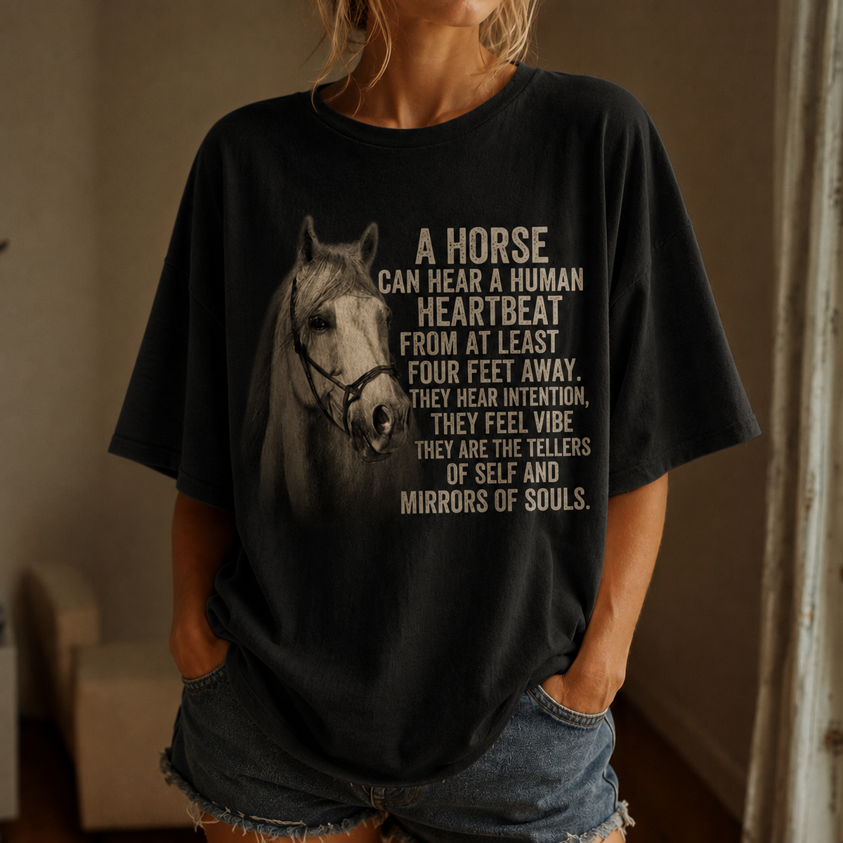Oversized Horse T-Shirt
