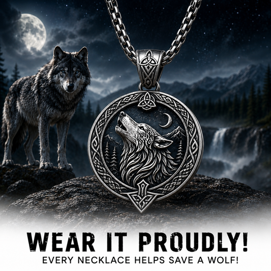 Wolf S925 Silver Necklace