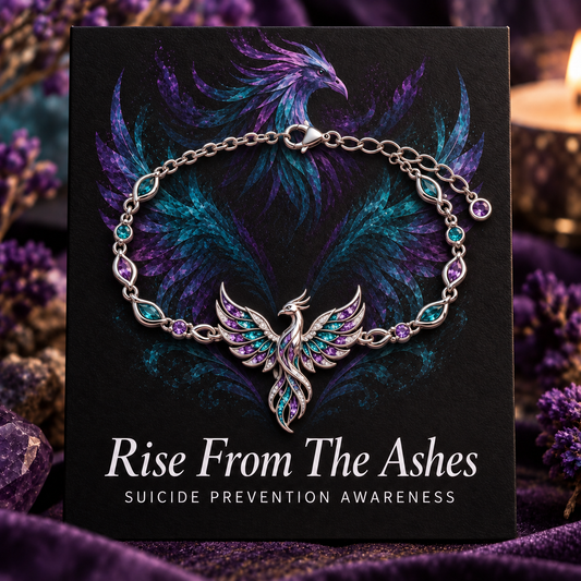 Suicide Prevention Awareness Phoenix Bracelet
