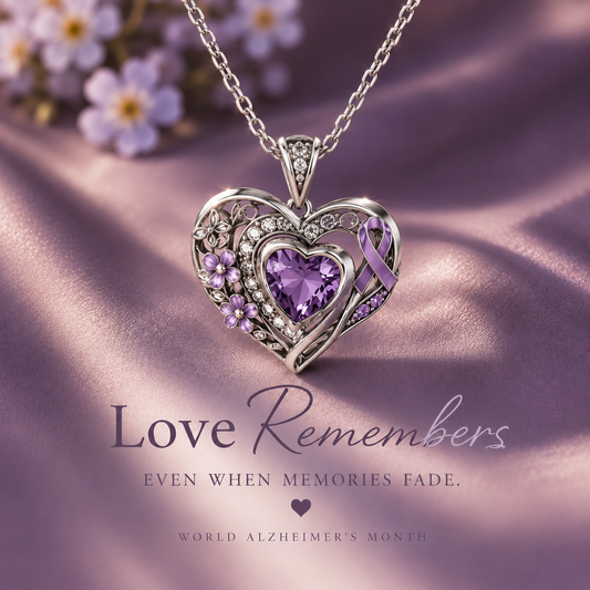 Love Remembers™ Alzheimer’s Awareness Necklace