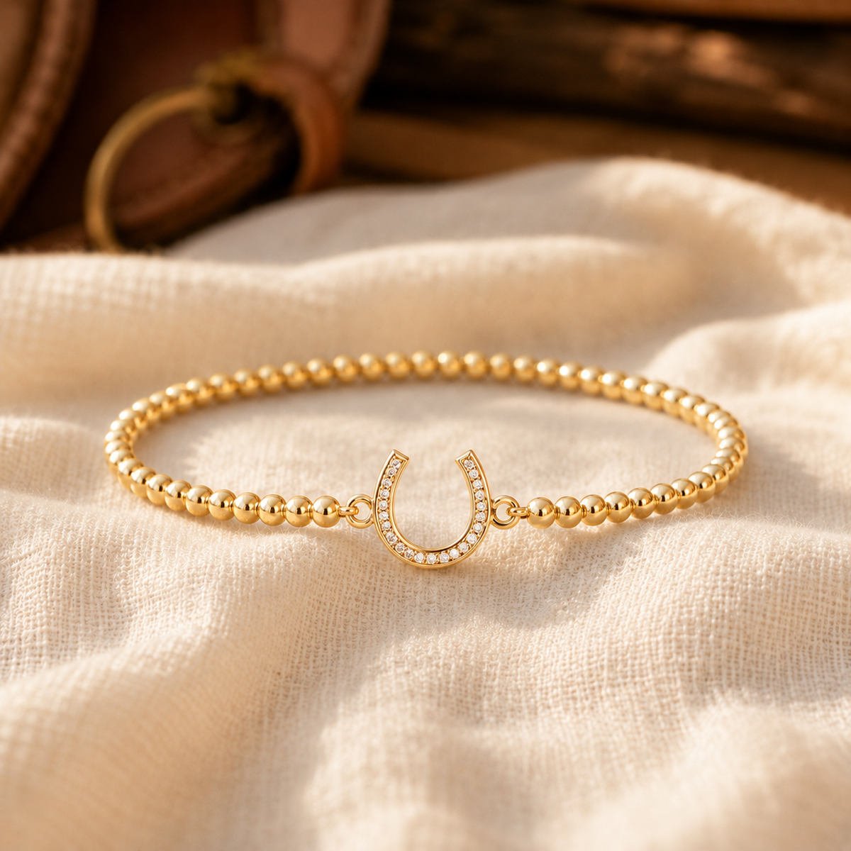 Horse Mission White Gold Bracelet
