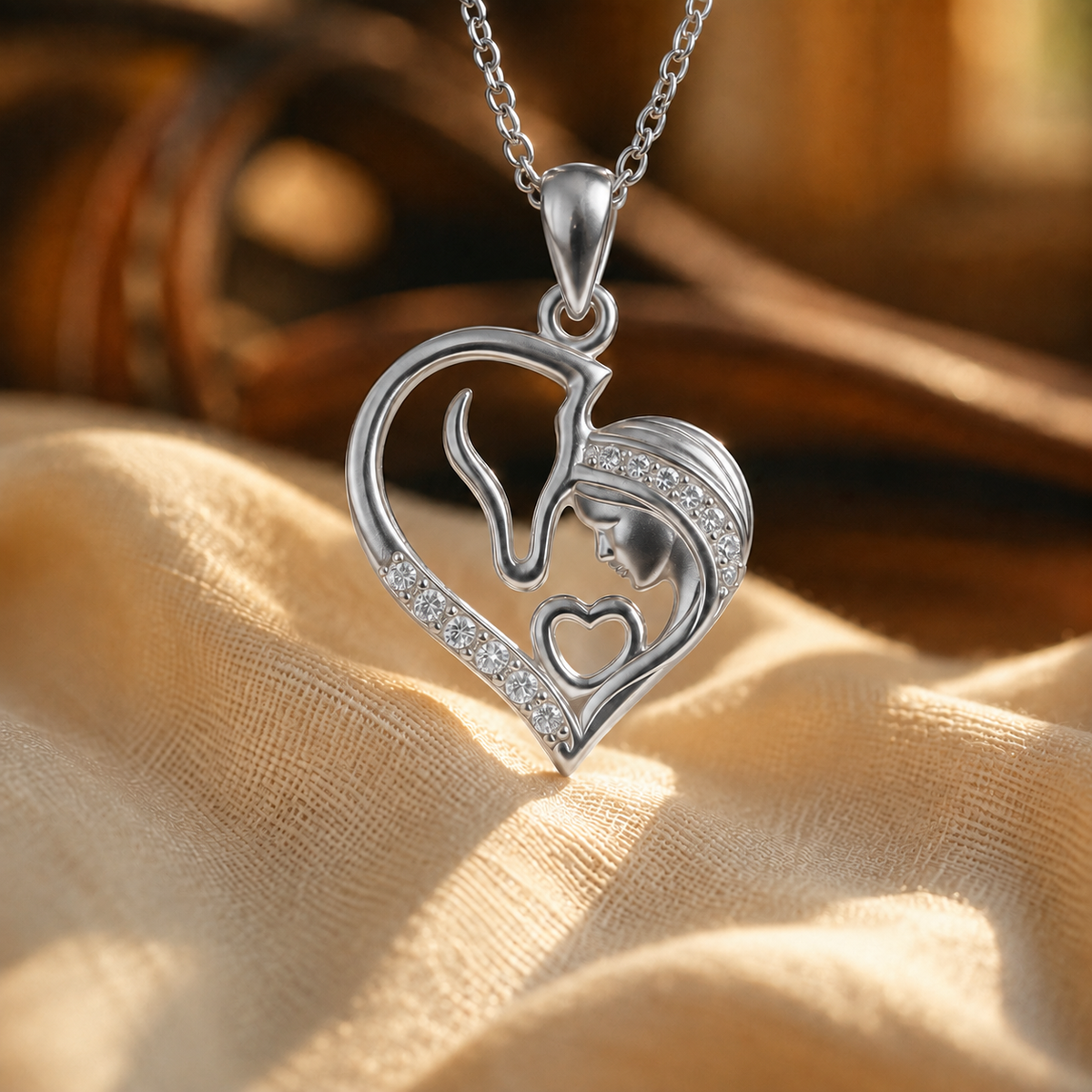 Horse Mission Gold Necklace