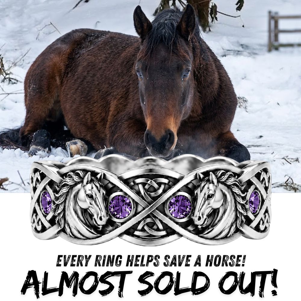 Horse Gemstone Ring