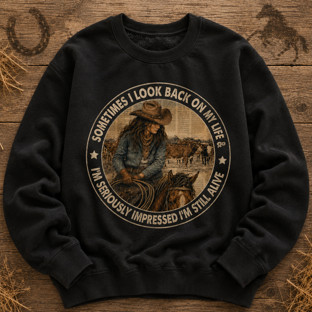 Still Alive Cowgirl Sweatshirt