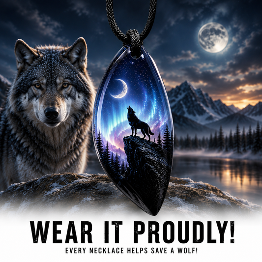 Save The Wolves Necklace