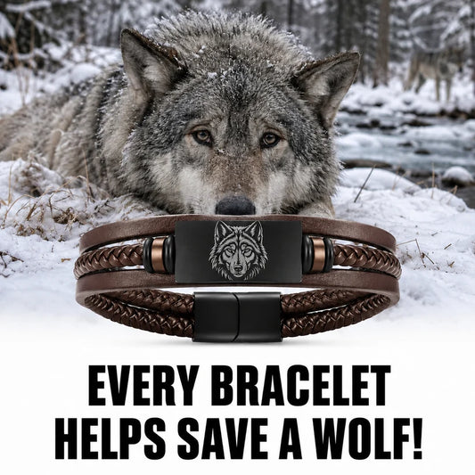 SAVE A WOLF BRACELET