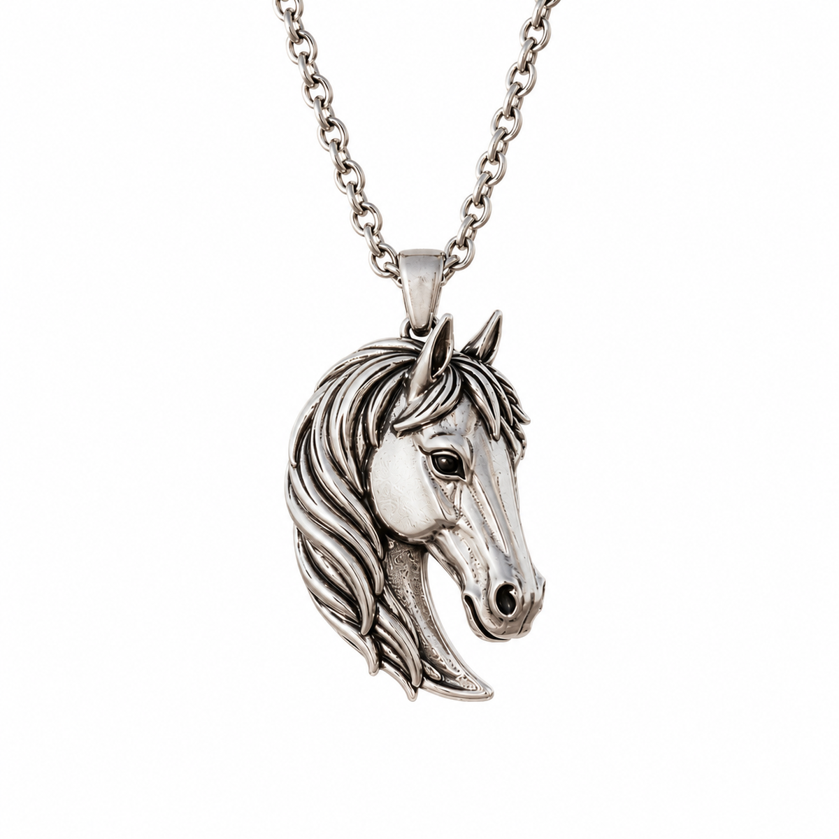 Save The Horses Necklace (925 Sterling Silver)