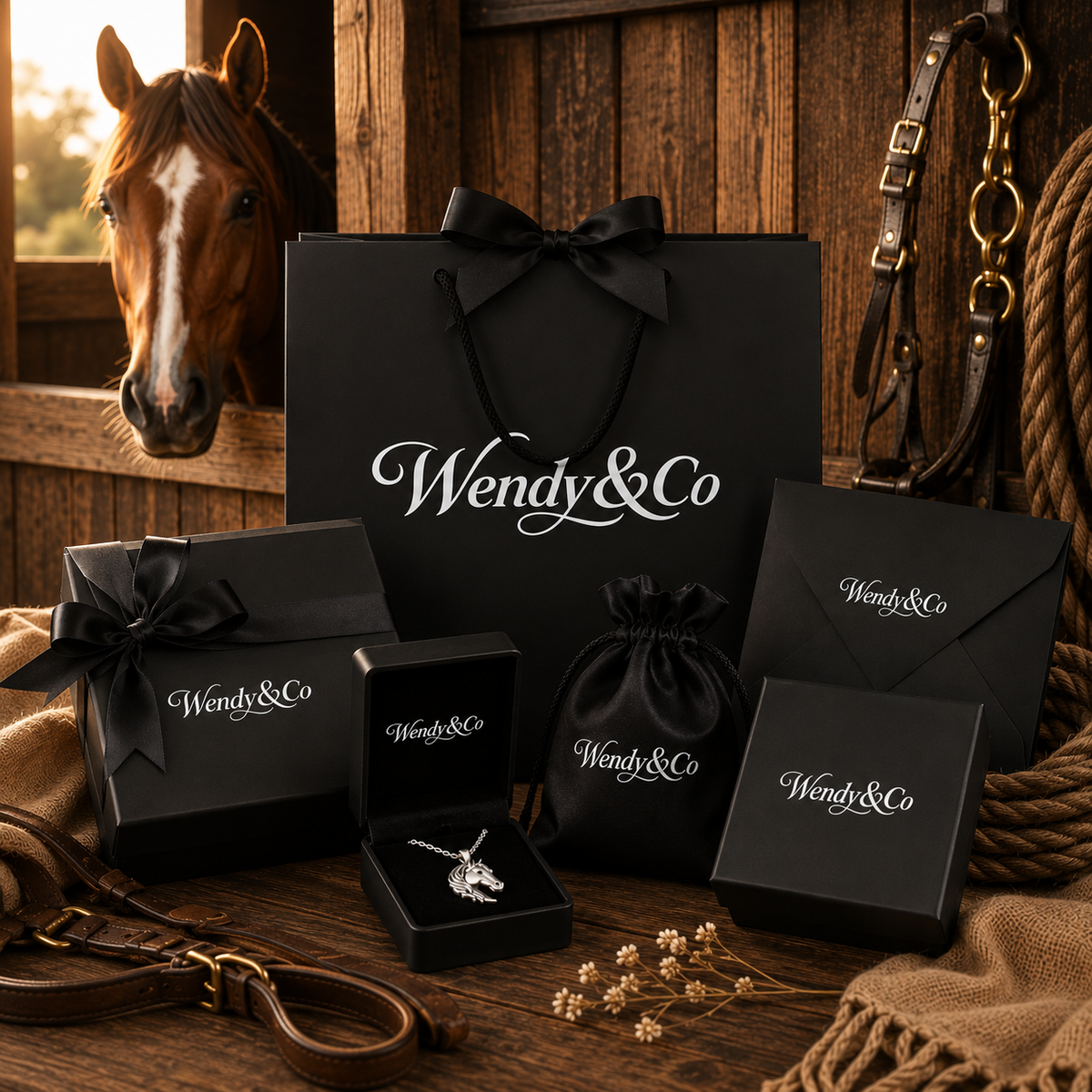 Save The Horses Necklace (925 Sterling Silver)