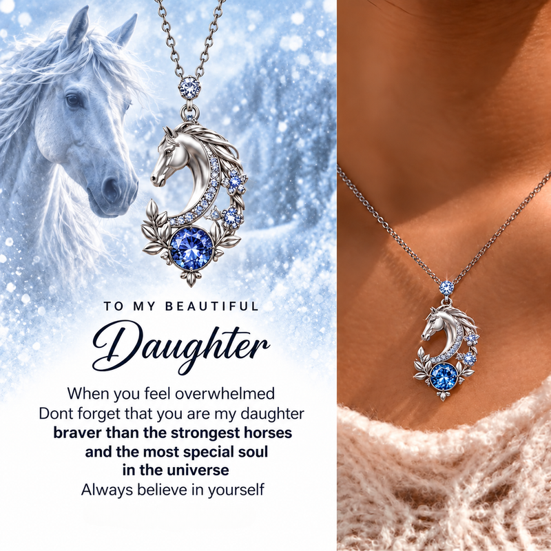 To My Beautiful Daughter™ Horse Keepsake
